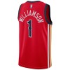 Dres New Orleans Pelicans Zion Williamson Jordan 2023-24 Statement Edition Crvena Swingman